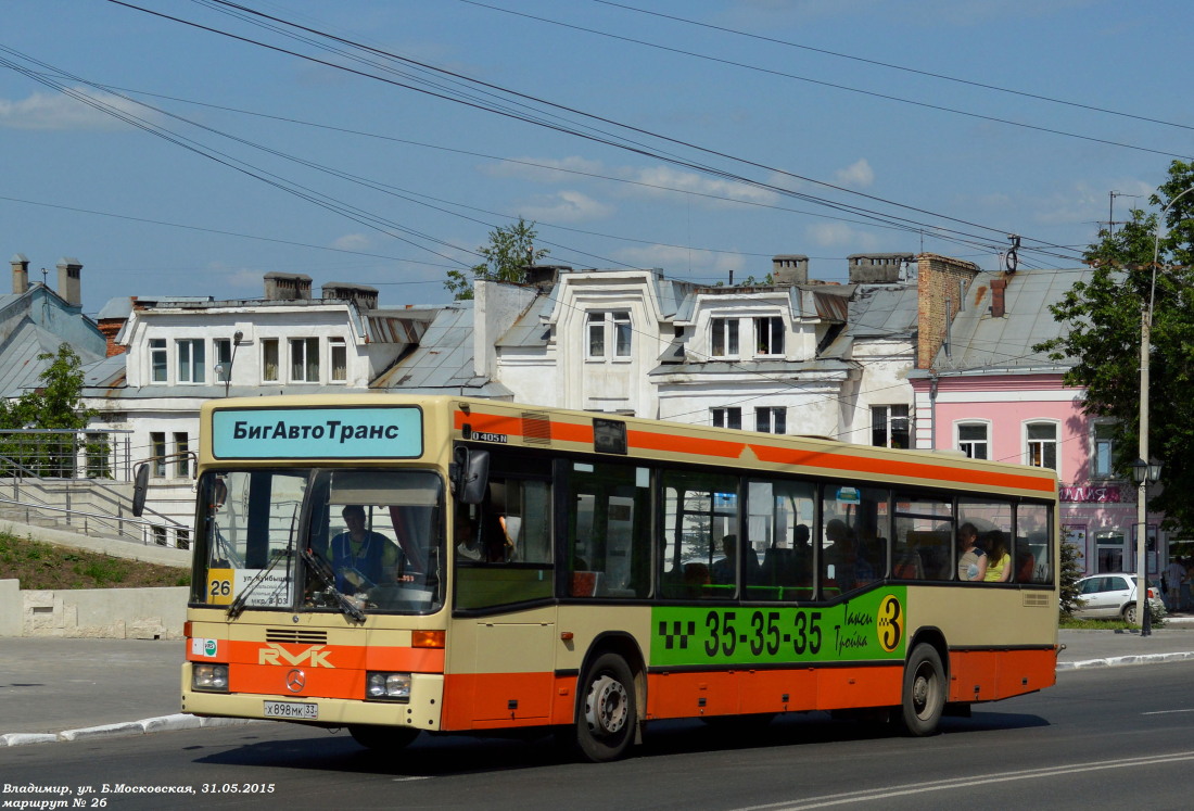 Владимирская область, Mercedes-Benz O405N2 № Х 898 МК 33