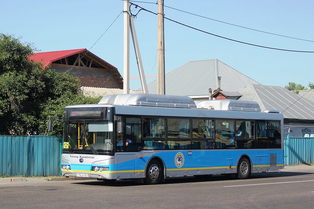 Алматы, Yutong ZK6118HGA № 508