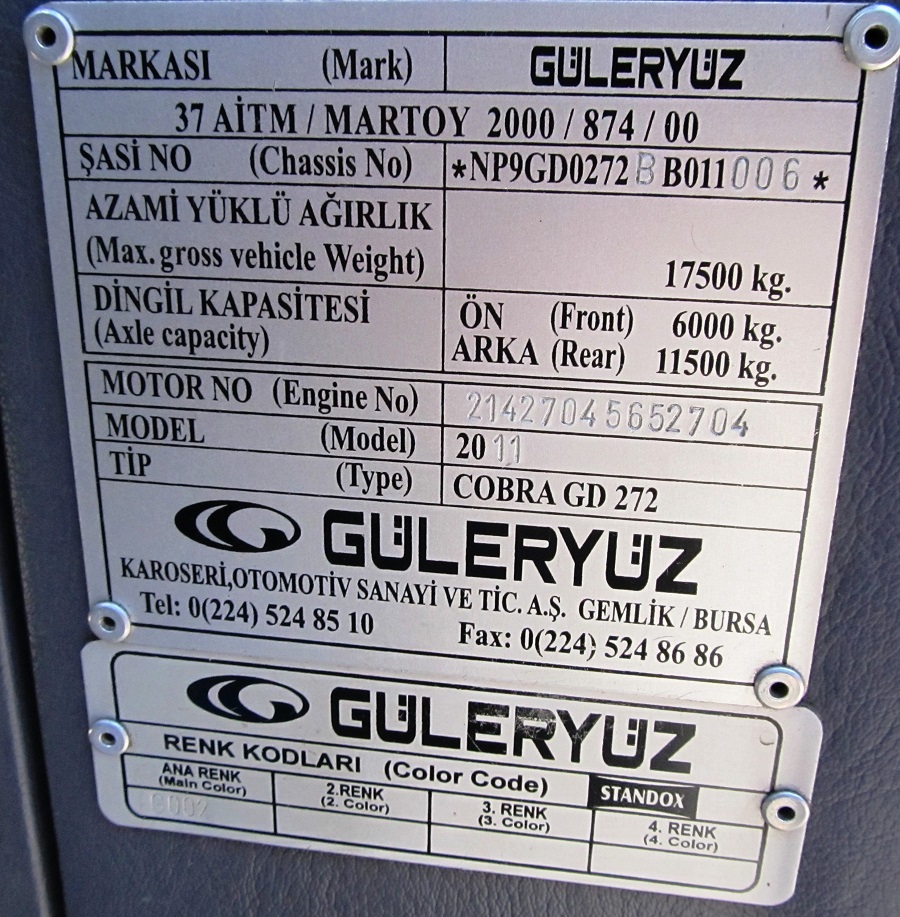 Калининградская область, Güleryüz Cobra GD272 № АА 680 39