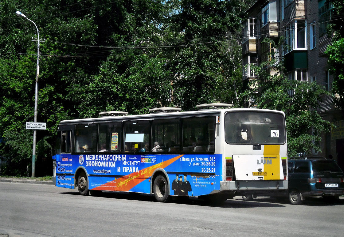 Пензенская область, Van Hool A600 № АУ 391 58