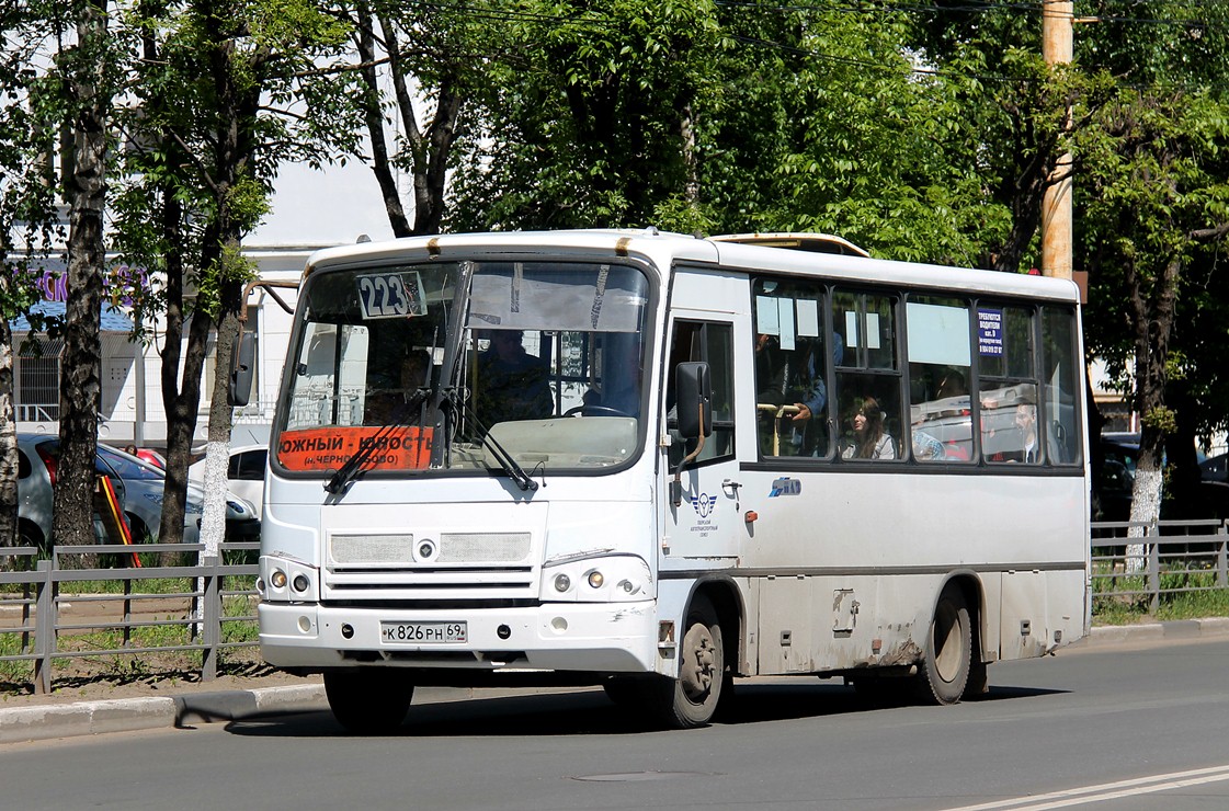 Тверская область, ПАЗ-320402-03 № К 826 РН 69