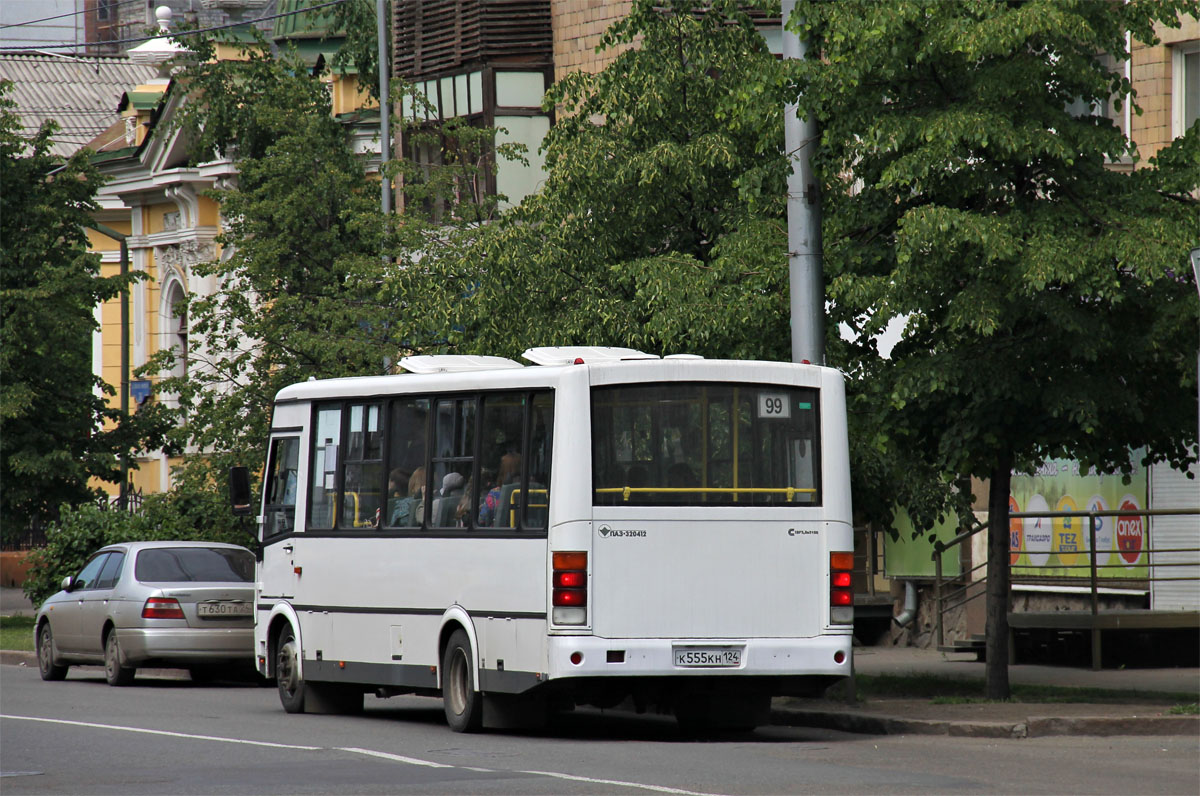 Красноярский край, ПАЗ-320412-05 № К 555 КН 124