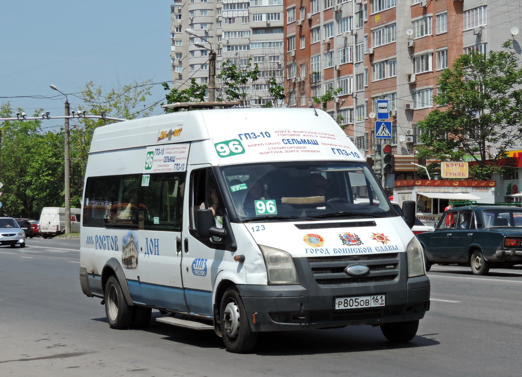 Ростовская область, Нижегородец-222702 (Ford Transit) № 123