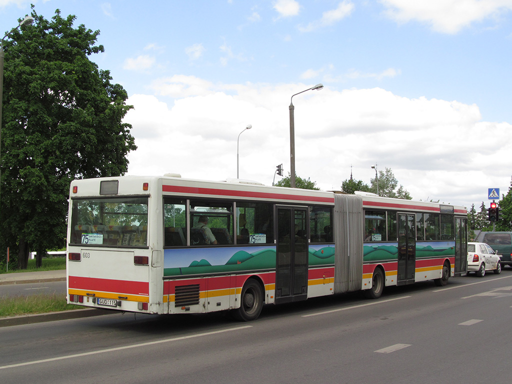 Литва, Mercedes-Benz O405G № 603