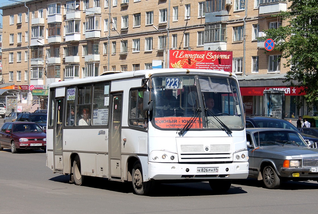 Тверская область, ПАЗ-320402-03 № К 826 РН 69