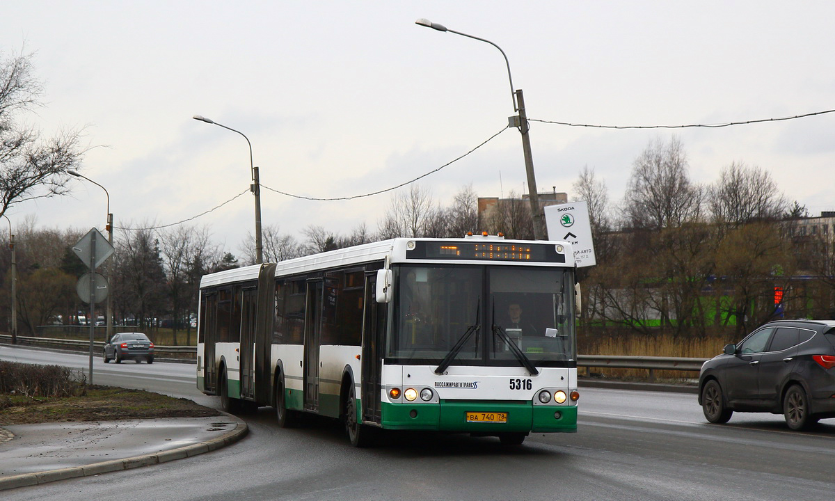 Санкт-Петербург, ЛиАЗ-6213.20 № 5316