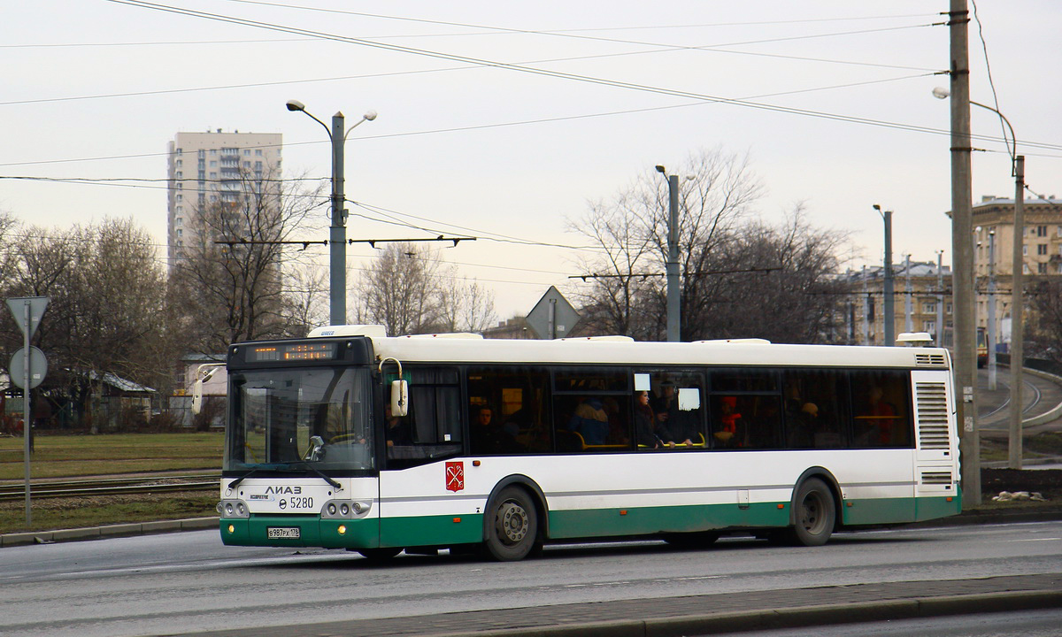 Санкт-Петербург, ЛиАЗ-5292.60 № 5280