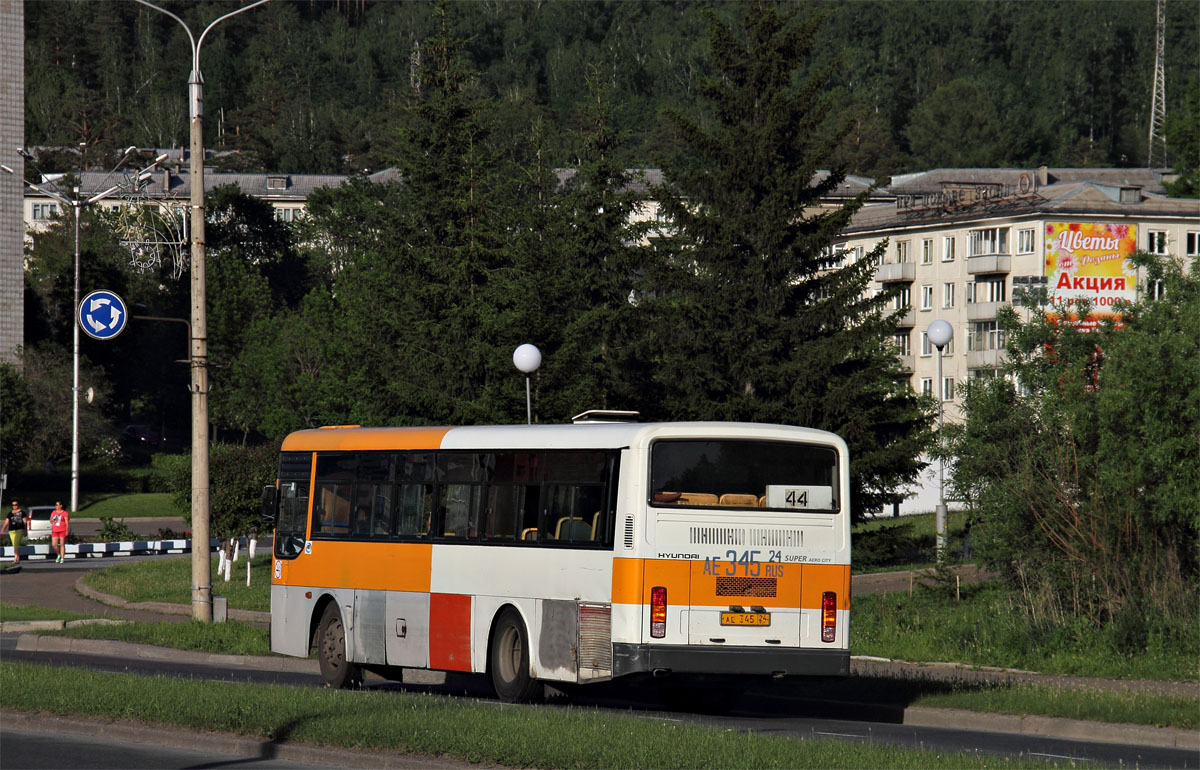 Красноярский край, Hyundai New Super AeroCity № АЕ 345 24