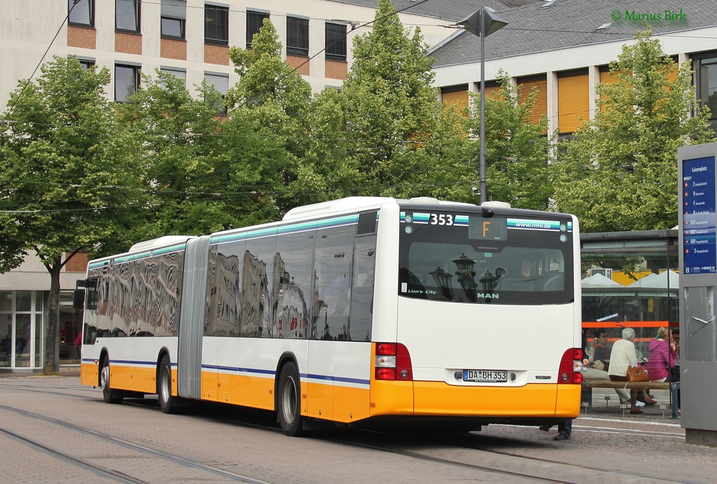 Гессен, MAN A23 Lion's City G NG323 № 353