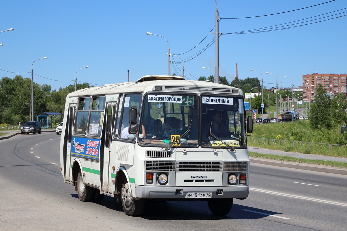 Томская область, ПАЗ-32054 № М 151 АЕ 70