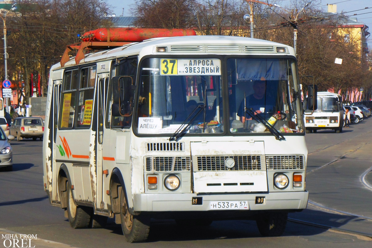 Oryol region, PAZ-32054 # Н 533 РА 57