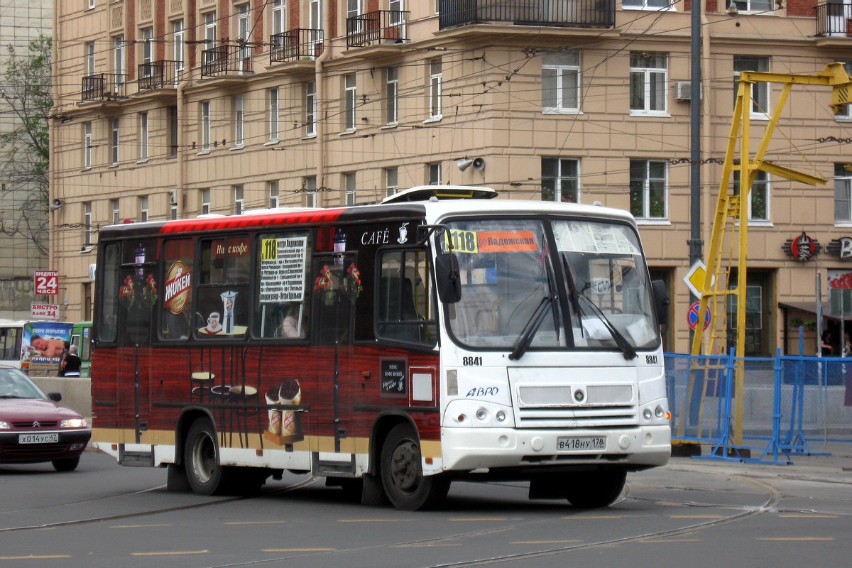 Санкт-Петербург, ПАЗ-320402-05 № 8841