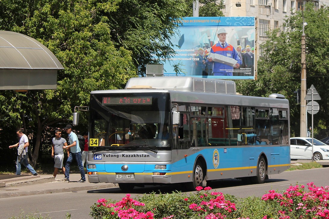 Almaty, Yutong ZK6120HGM Nr. 149