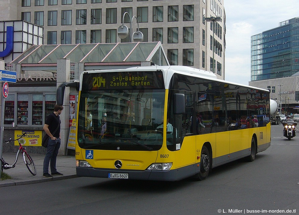 Берлин, Mercedes-Benz O530 Citaro facelift № 8607