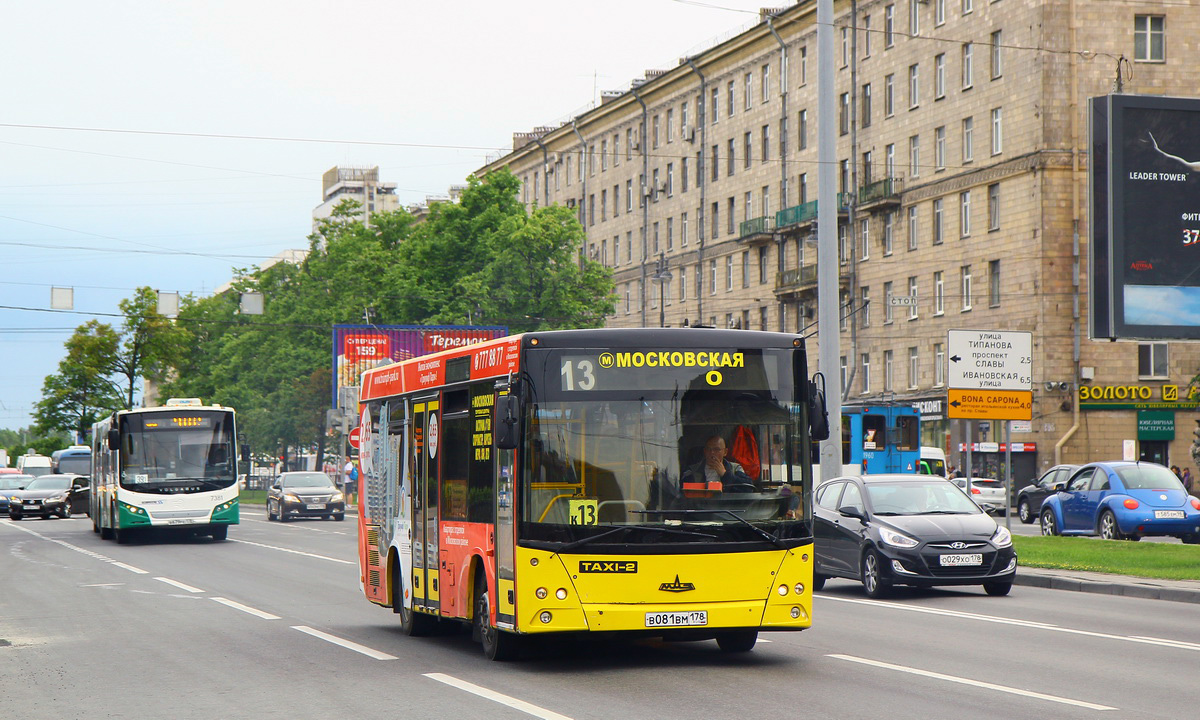 Санкт-Петербург, МАЗ-206.067 № В 081 ВМ 178