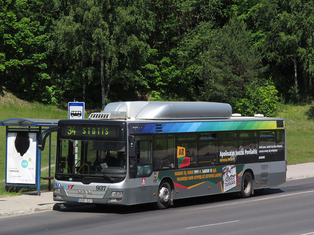 Литва, MAN A21 Lion's City NL273 CNG № 937