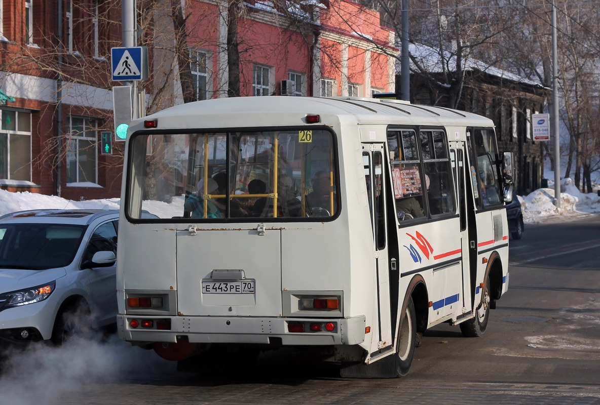 Томская область, ПАЗ-32054 № Е 443 РЕ 70