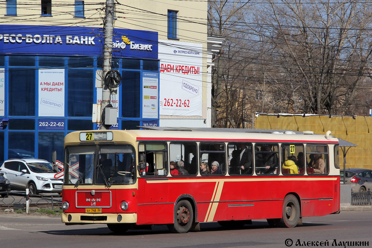 Voronezh region, MAN 192 SL200 Nr. АУ 748 36