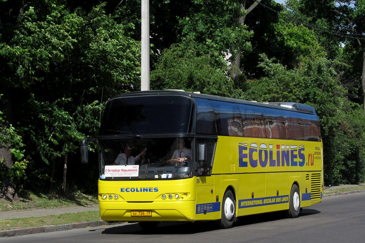 Санкт-Петербург, Neoplan N1116 Cityliner № 314