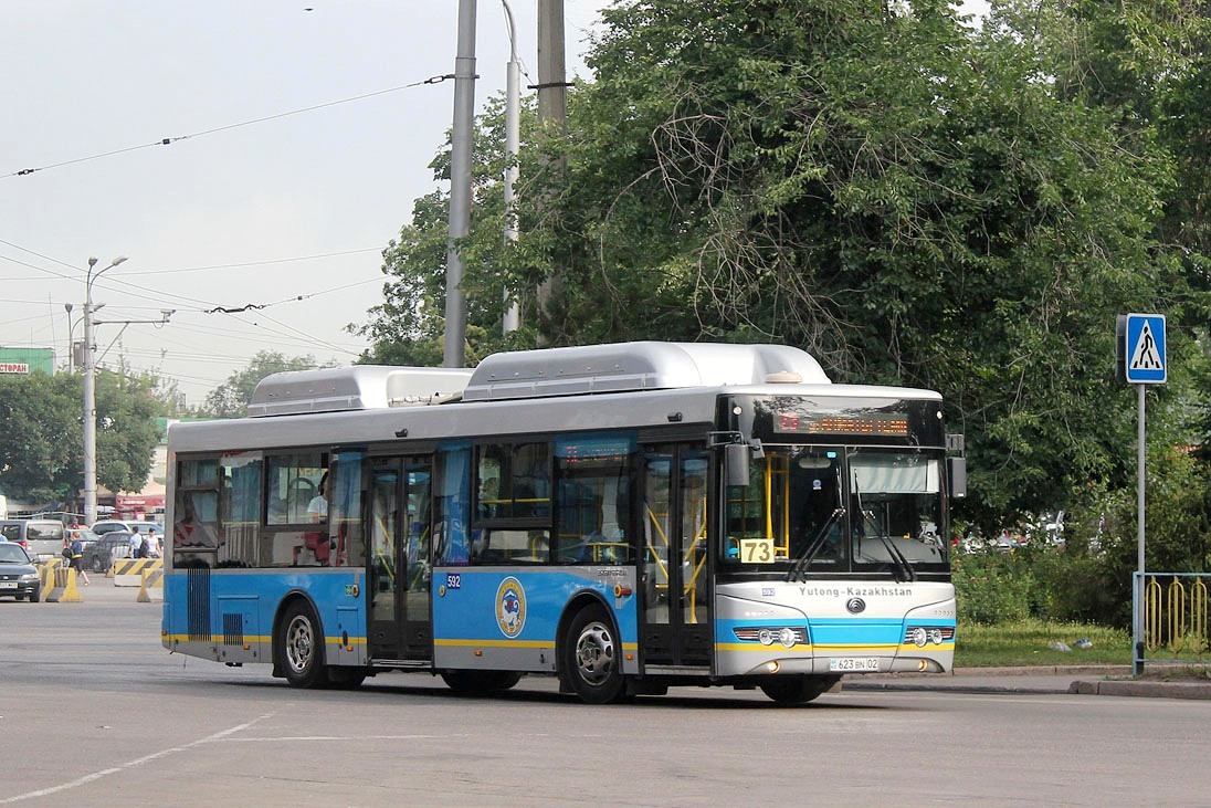 Алматы, Yutong ZK6118HGA № 592