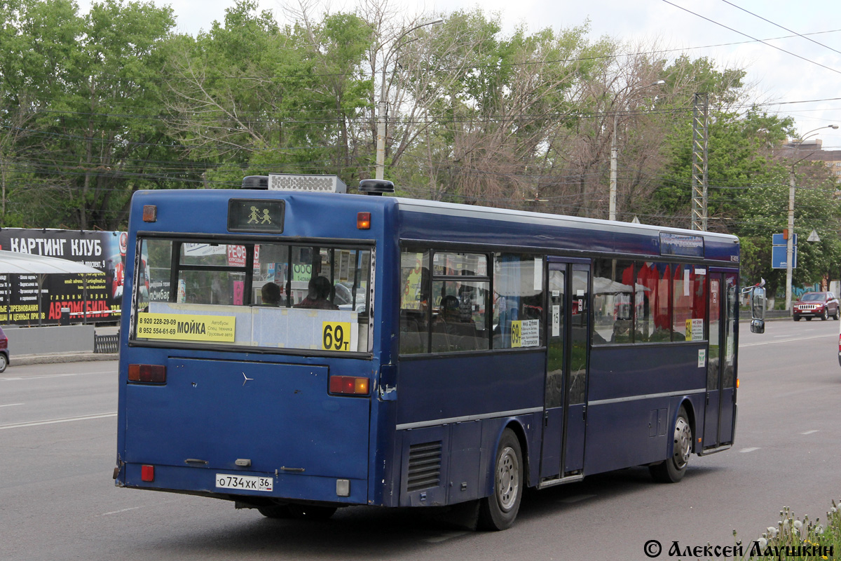 Voronezh region, Mercedes-Benz O405 # О 734 ХК 36