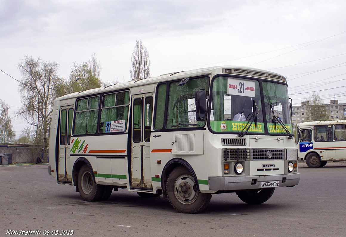 Nizhegorodskaya region, PAZ-32054 # А 933 ММ 152