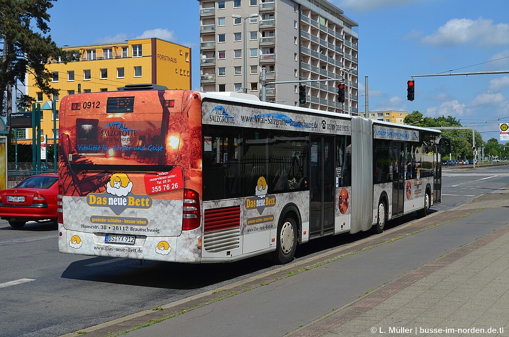 Нижняя Саксония, Mercedes-Benz O530G Citaro facelift G № 0912