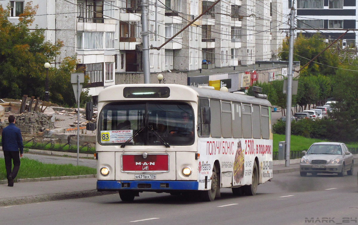 Kraj Krasnojarski, MAN 192 SL200 Nr Н 471 ВХ 124