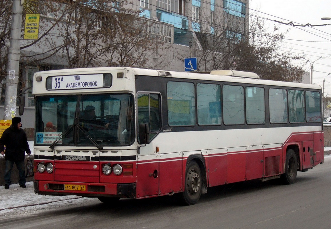 Красноярский край, Scania CN112CL № АС 807 24