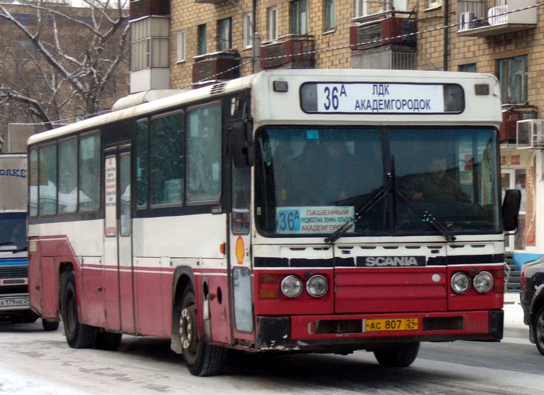 Красноярский край, Scania CN112CL № АС 807 24