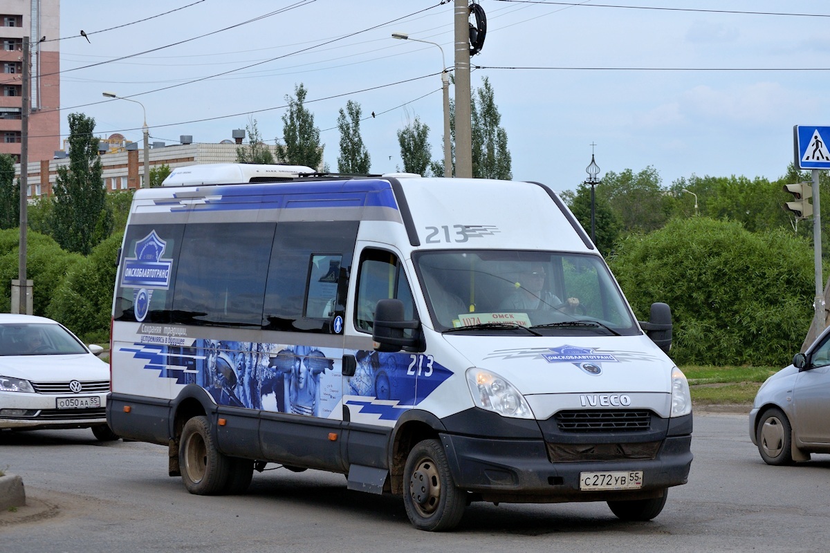 Омская область, Нижегородец-2227UU (IVECO Daily) № 213 — Фото — Автобусный  транспорт