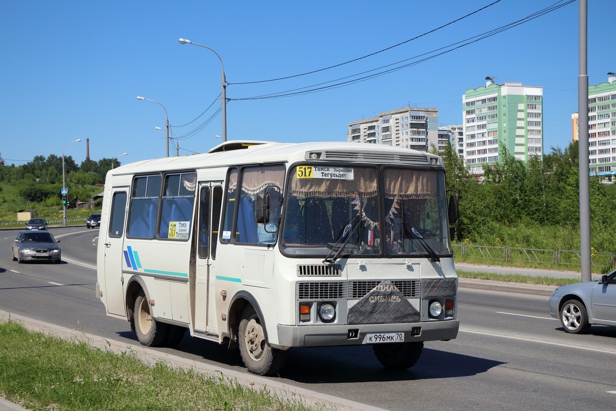 Томская область, ПАЗ-32053-50 № К 996 МК 70