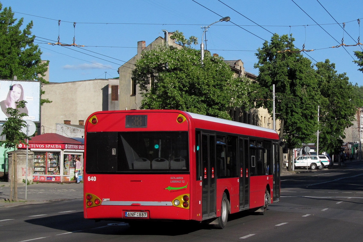 Литва, Solaris Urbino II 12 № 640