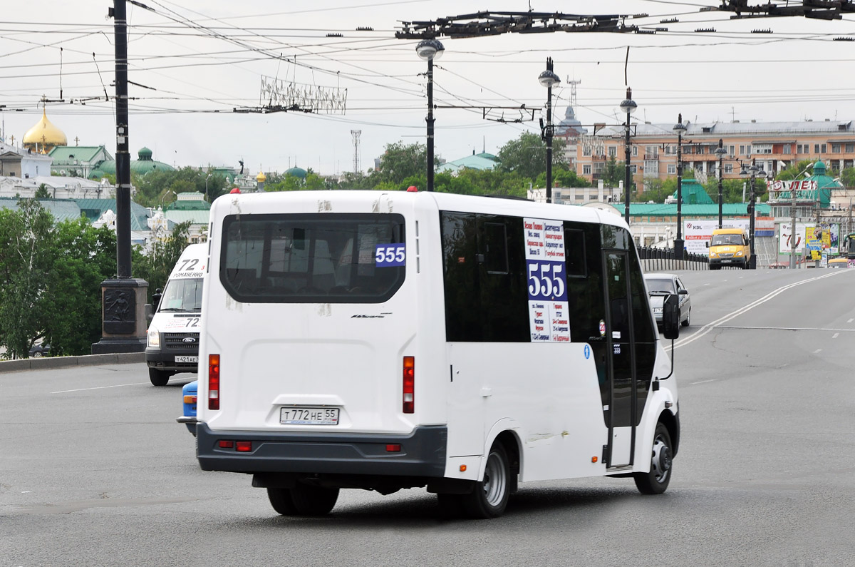 Омская вобласць, ГАЗ-A64R42 Next № Т 772 НЕ 55