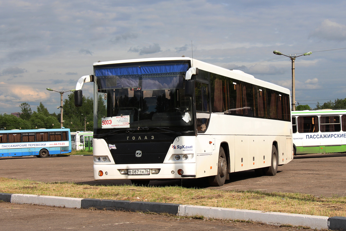 Ярославская область, ГолАЗ-525110-10 "Вояж" № Е 087 ТН 76