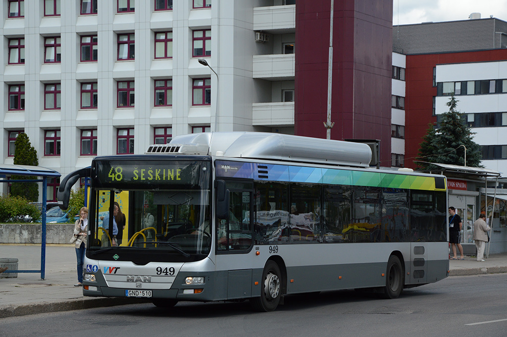Литва, MAN A21 Lion's City NL273 CNG № 949
