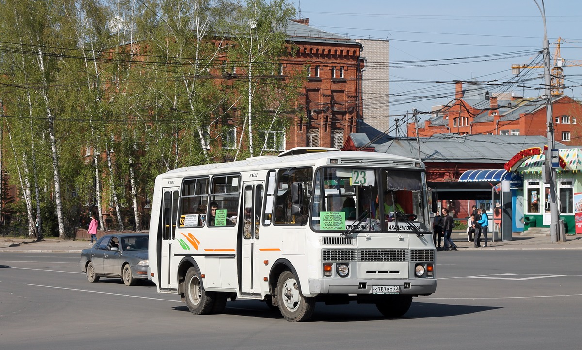 Томская область, ПАЗ-32054 № К 787 ВО 70