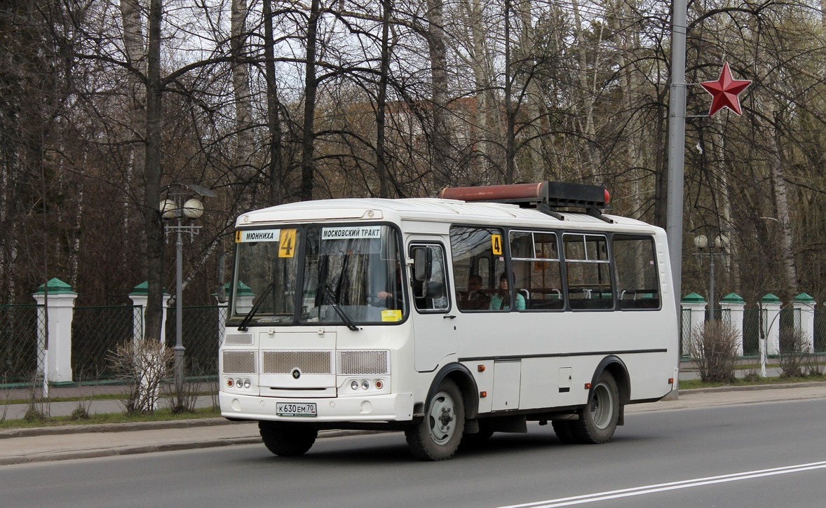 Томская область, ПАЗ-32054 № К 630 ЕМ 70