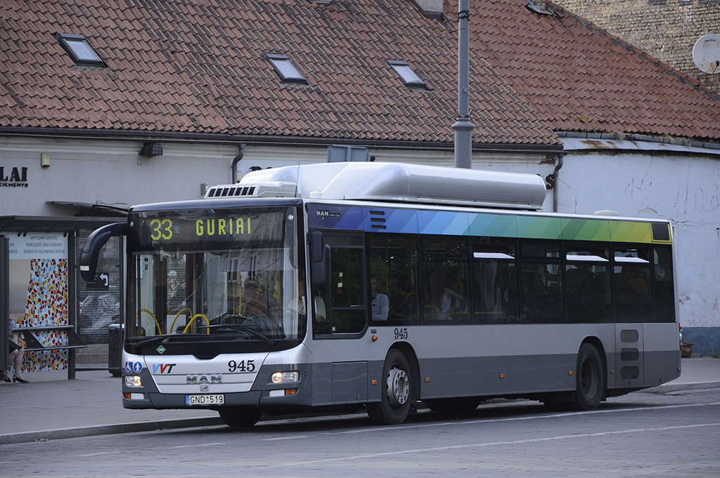 Литва, MAN A21 Lion's City NL273 CNG № 945