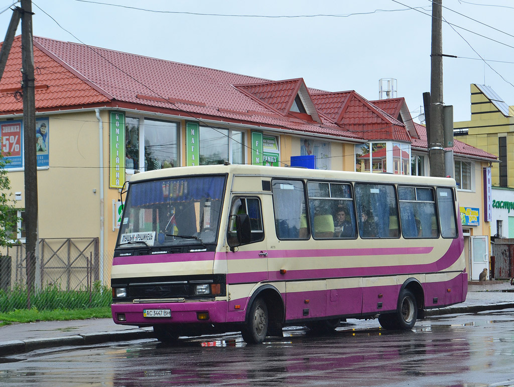 Волынская область, БАЗ-А079.25 "Мальва" № AC 3447 BH