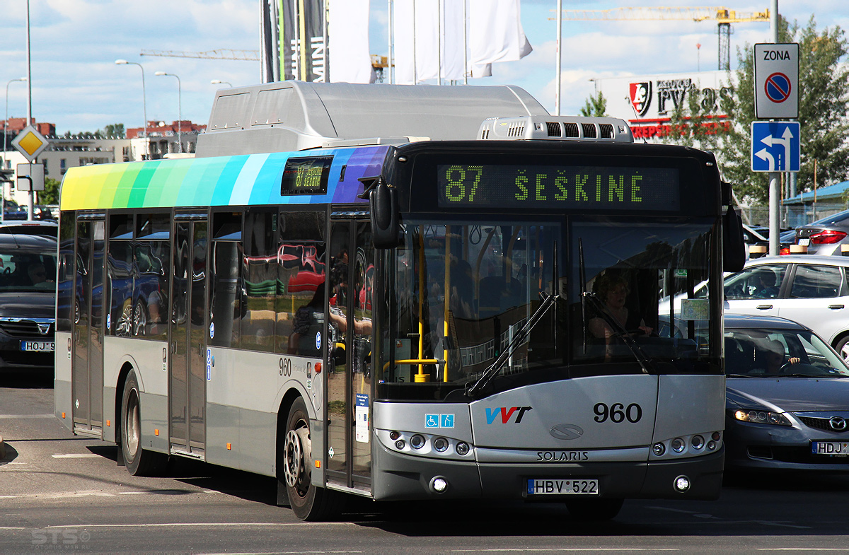 Литва, Solaris Urbino III 12 CNG № 960