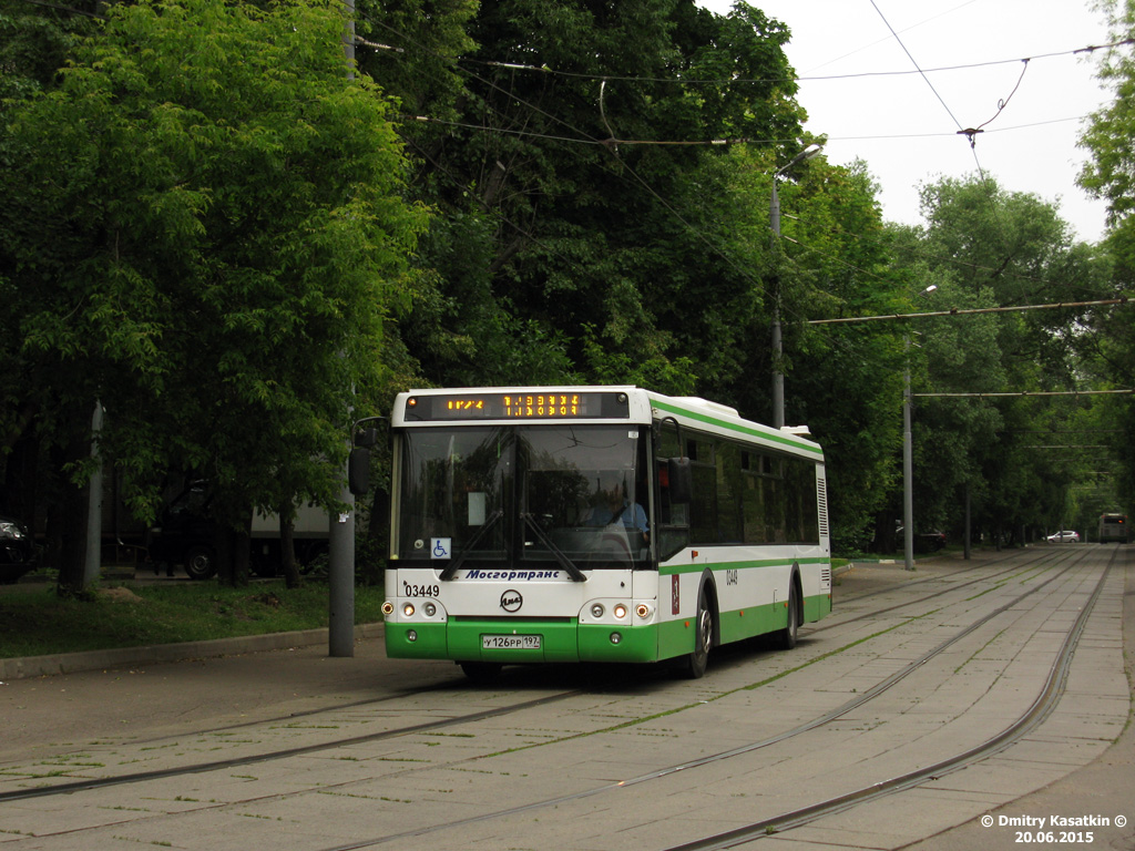 Москва, ЛиАЗ-5292.21 № 03449