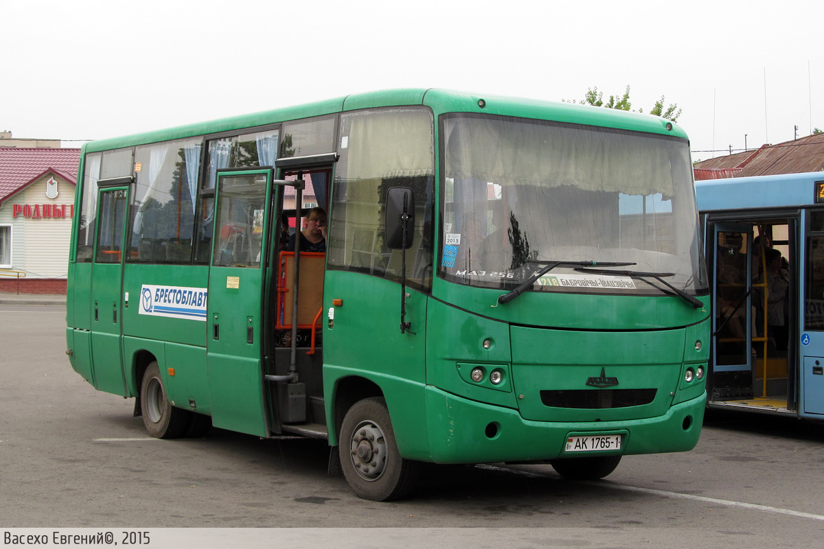 Брестская область, МАЗ-256.200 № АК 1765-1