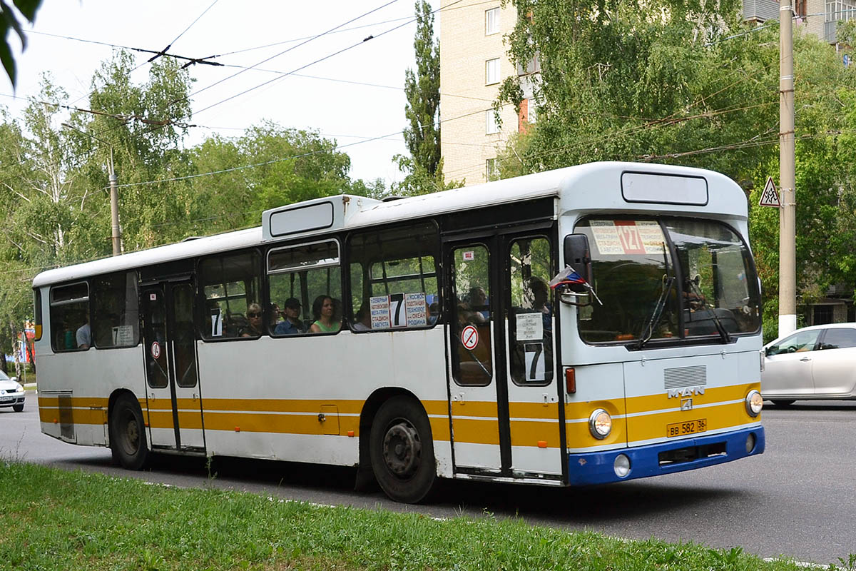 Белгородская область, MAN 192 SL200 № ВВ 582 36