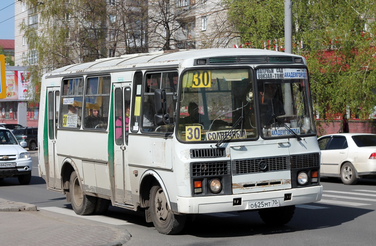 Томская область, ПАЗ-3205-110 № О 625 МТ 70