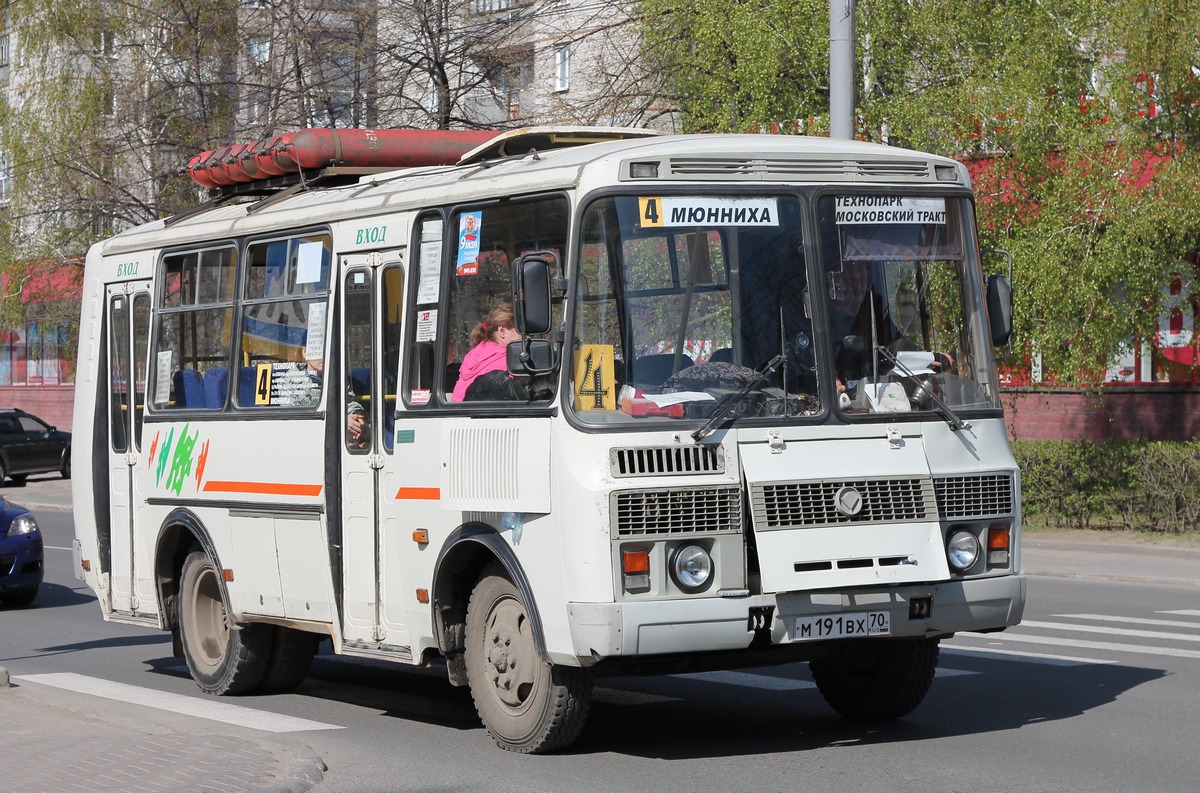 Томская область, ПАЗ-32054 № М 191 ВХ 70