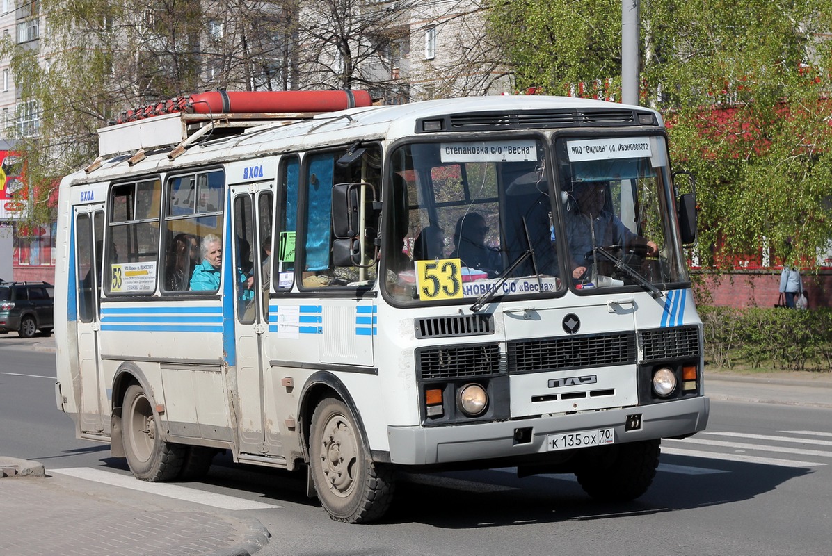 Томская область, ПАЗ-32054 № К 135 ОХ 70