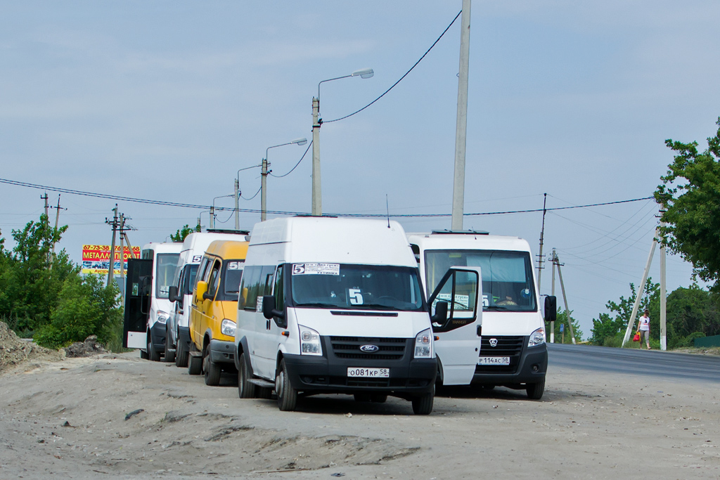 Penzai terület, Promteh-224326 (Ford Transit) sz.: О 081 КР 58; Penzai terület — Avtobusnye vokzaly, stancii i konechnye ostanovki