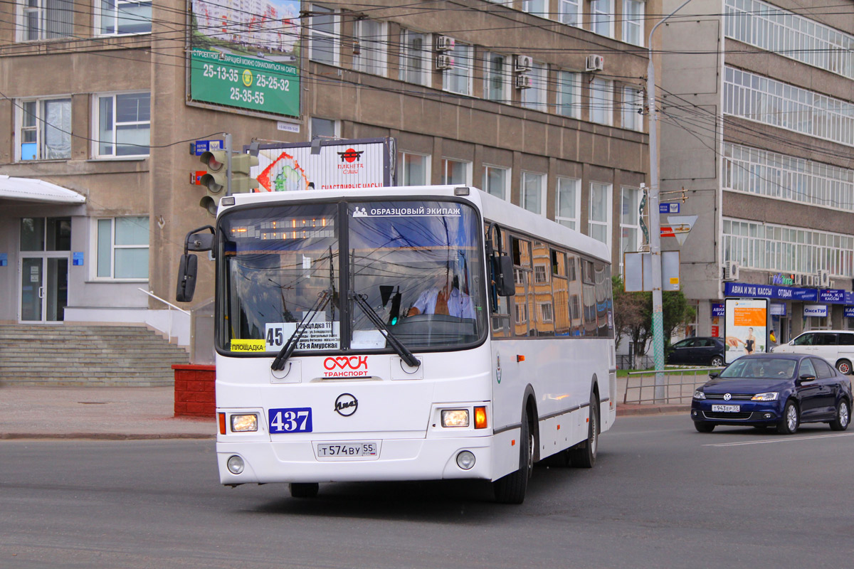 Omsk region, LiAZ-5256.53 Nr. 437