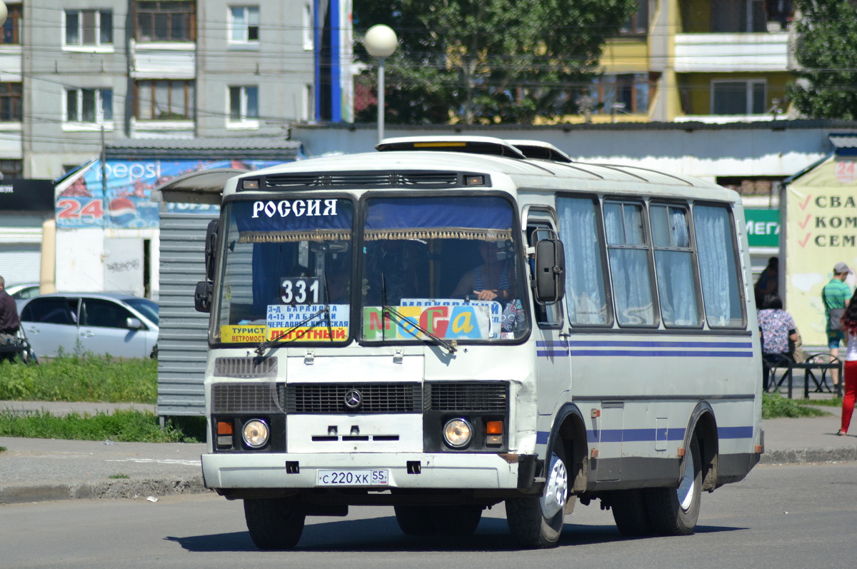 Омская область, ПАЗ-32054 № С 220 ХК 55